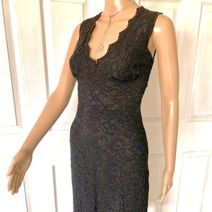 BISOU BISOU-S-Elegant Black Dress-Lace and Lined